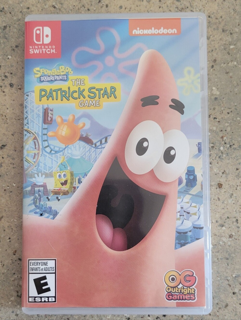 Nintendo Switch SpongeBob: The Patrick Star Game - CIB - EUC
